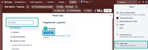 Search and add Trello Power-Up