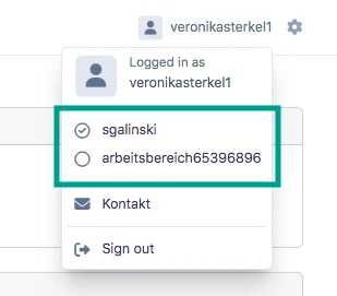 Tractime time tracking in Trello – backend module workspace selection